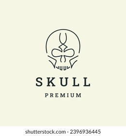 Skull Logo Vector Sign Symbol Icon
