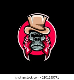 skull mafia vector illustration logo