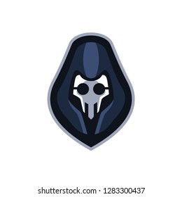 Skull Mask Logo Sports
