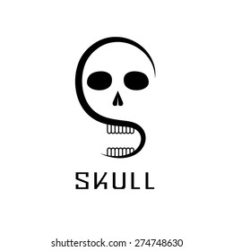 skull monogram