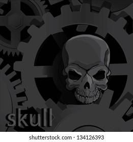 The skull on the cross