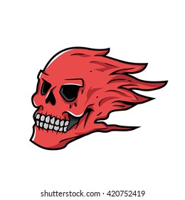 Skull On fire
