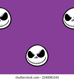 skull on purple background for any kind of print