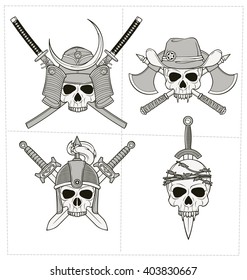 skull ornament