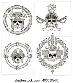 skull ornament