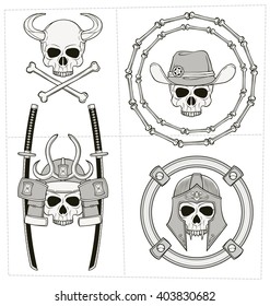 skull ornament