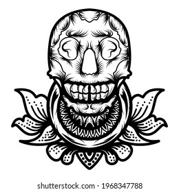 311 Filigree skull Stock Vectors, Images & Vector Art | Shutterstock