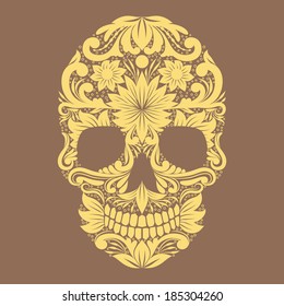 Skull Ornamental Flower