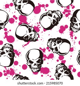  skull and paint,