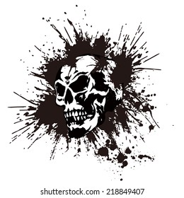  skull and paint,