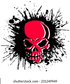 skull and paint,