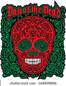 skull and paisley, vintage design t shirts