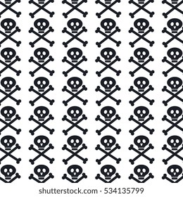 skull pattern background icon