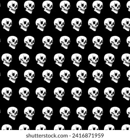 Skull pattern background templates design