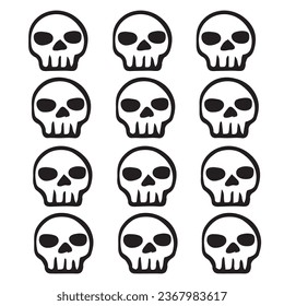 Skull Pattern ,good for graphic resources, printable art, suitable for design resources, logo, template designs, and more. 
