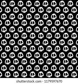 Skull pattern vector