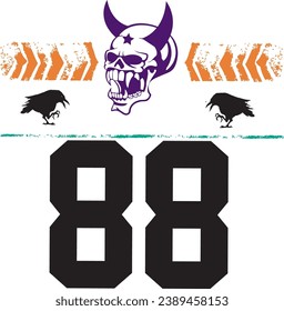 Skull pattern versatile for various print designs