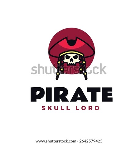 Skull Pirate Mascot Logo Design