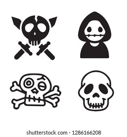 skull pirates vector illustration
