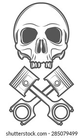 Skull and Pistons