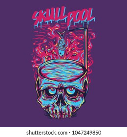 Skull Pool Illustration