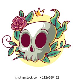 Skull queen crown