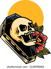 Skull Retro Style for your business or merchandise
