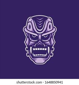 
skull robot mask vector illustrations