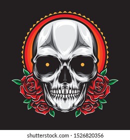 Vector Rastaman Skull Stock Vector (Royalty Free) 1050979946