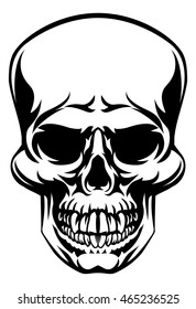 Skull Scary Skull Design Drawing Stock Vector (Royalty Free) 465236525 ...