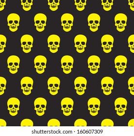 skull seamless background