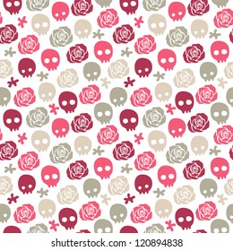 skull seamless pattern