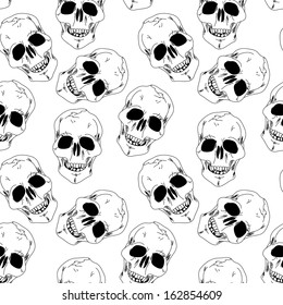 Skull Seamless pattern