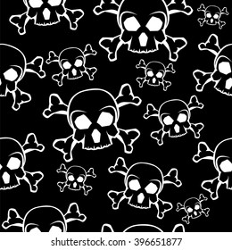 Various Vector Skulls Crossbones Design Stock Vector (Royalty Free ...