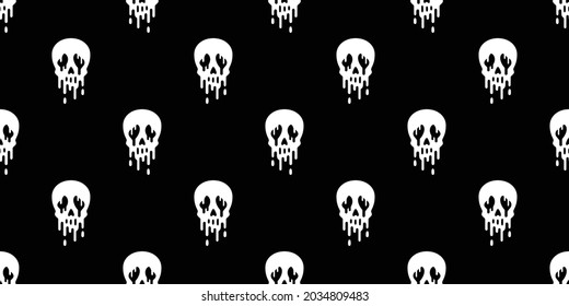 skull seamless pattern Halloween crossbones vector pirate ghost cartoon repeat wallpaper scarf isolated tile background gift wrapping paper doodle illustration symbol design