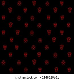skull seamless pattern ， vector background texture