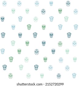 skull seamless pattern ， vector background texture