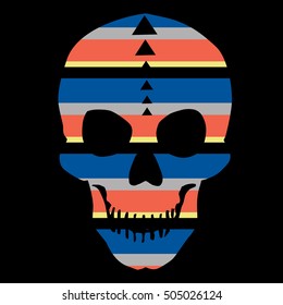 Skull Seamless Repeat Pattern Wallpaper, t-shirt, brand, apparel, background, label, cover