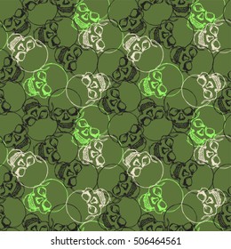 Skull Seamless Repeat Pattern Wallpaper, t-shirt, brand, apparel, background, label, cover