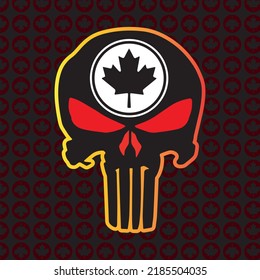 skull with shield modern vector logo template