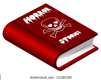 Skull Sign Horror Book