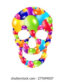 Skull Sign Vector Illustration EPS10
