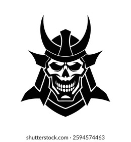 Skull Silhouette Vector icon illustration.