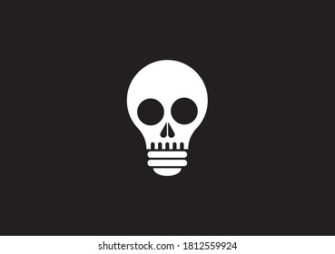 Calavera para diseño sencillo de logotipo 