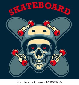 skull of skater