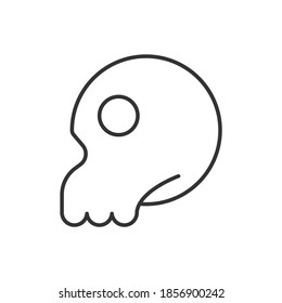 skull skeleton icon vector illustration