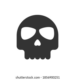 skull skeleton icon vector illustration