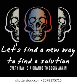 skull skeleton rock old school vector graphic illustration with slogan vintage retro graphic skeleton rock old school