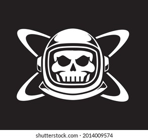 DISEÑO DEL VECTOR DEL ASTRONAUT DEL ESPACIO DE ESQUÍ