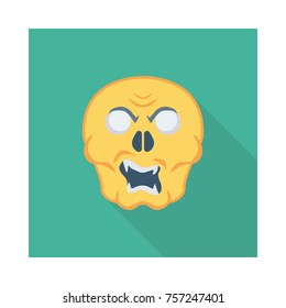 skull square flat